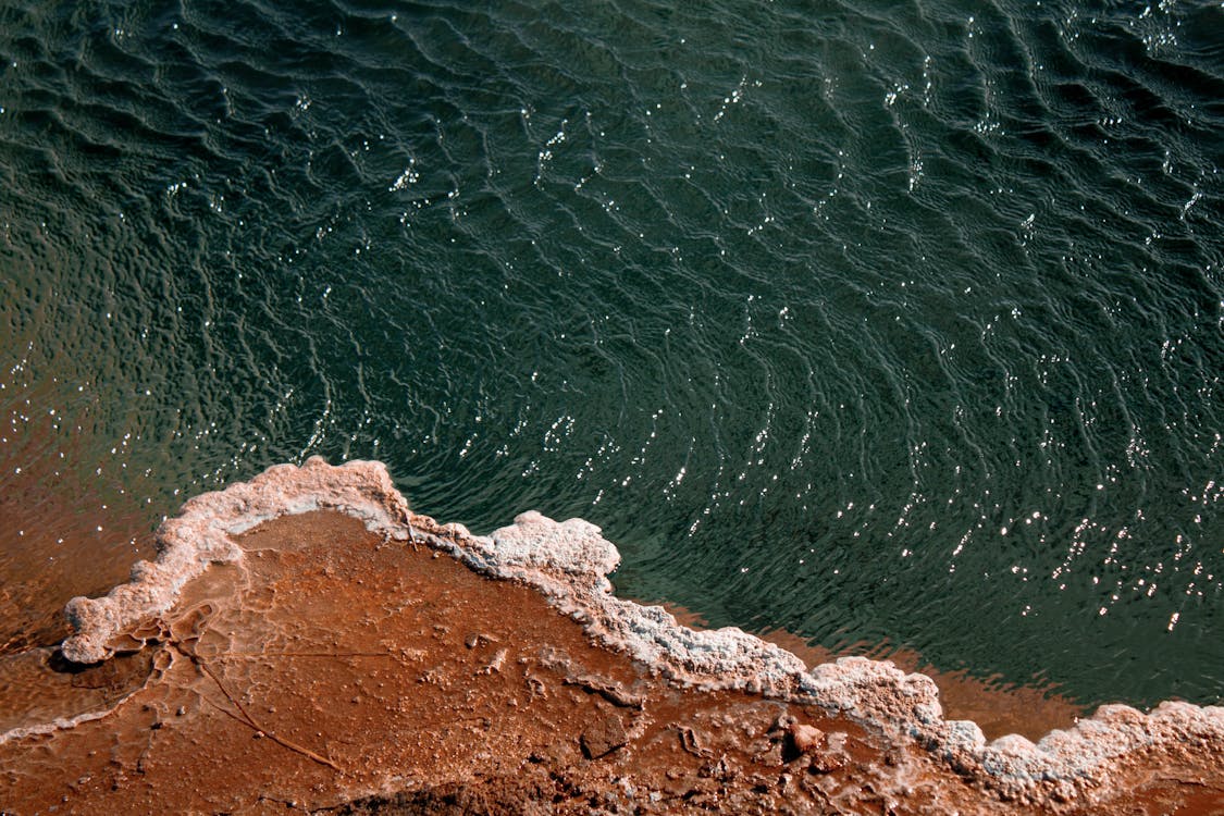 Foto d'estoc gratuïta de Costa, foto des d'un dron, mar