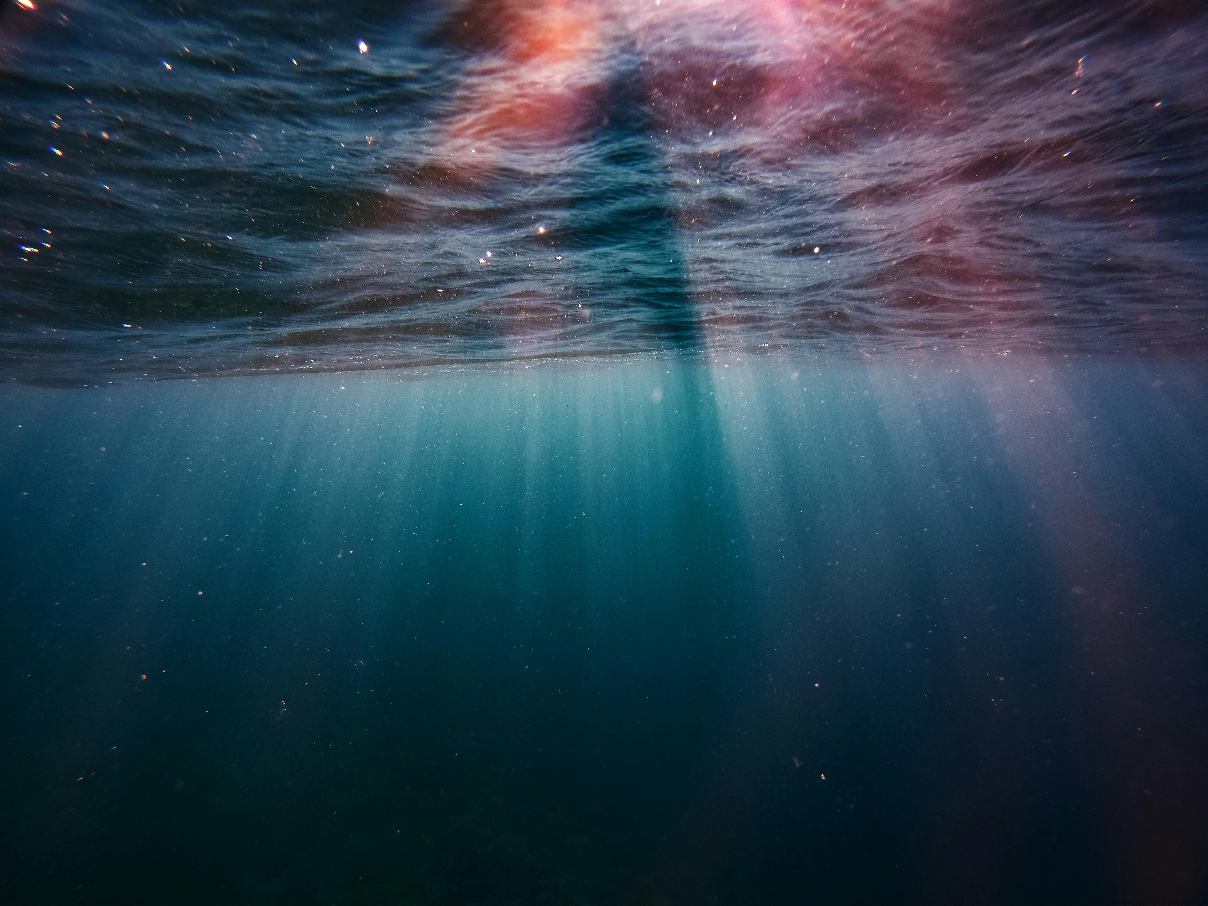 Underwater sand water ocean reflections blue under HD wallpaper   Peakpx