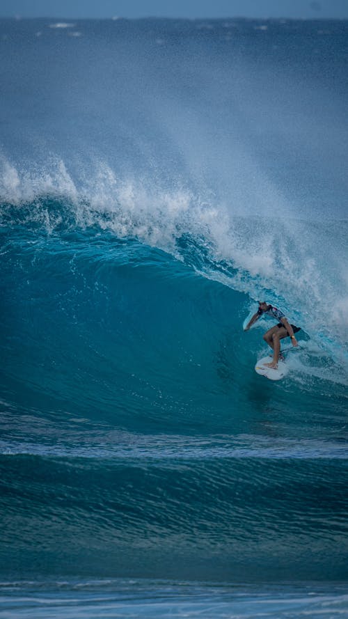 Foto d'estoc gratuïta de , fent surf, home