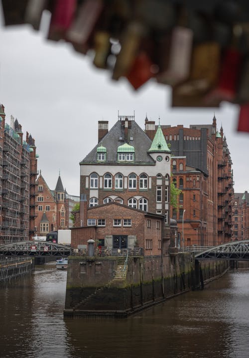 Foto profissional grátis de Alemanha, canal, casas