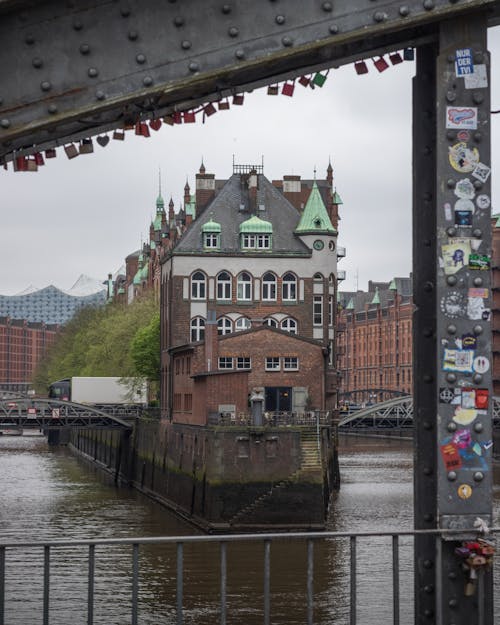 Foto stok gratis bangunan, berawan, Hamburg