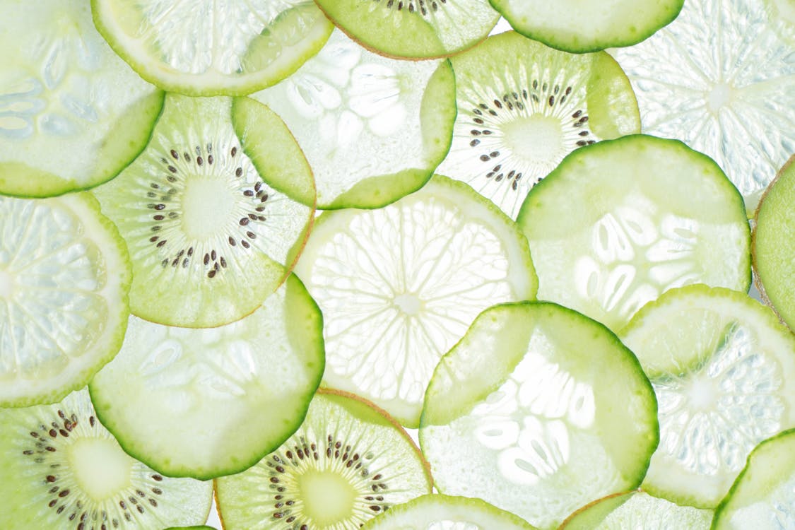 Free Sliced Green Fruits Stock Photo