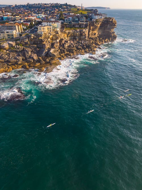 Ingyenes stockfotó Ausztrália, bondi beach, drónfelvétel témában