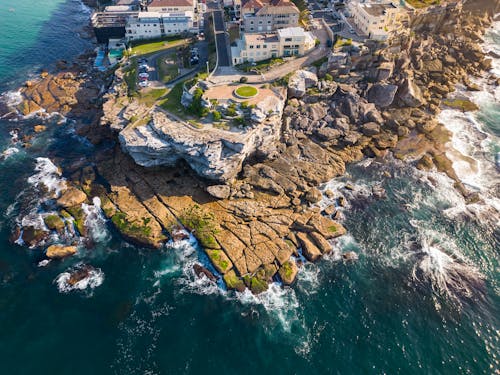 Aerial view of cape town, south africa