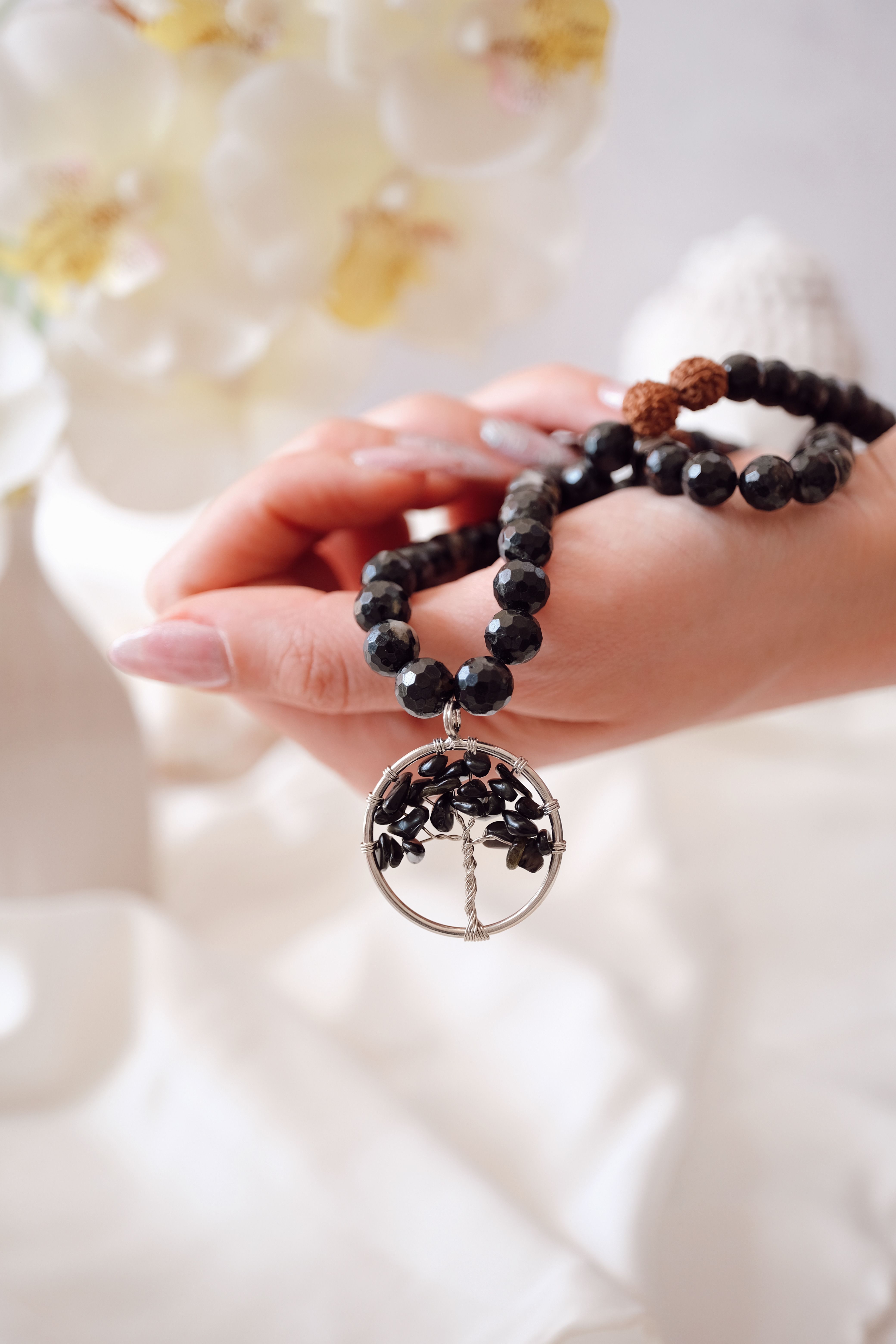 "8mm sterling silver beads"