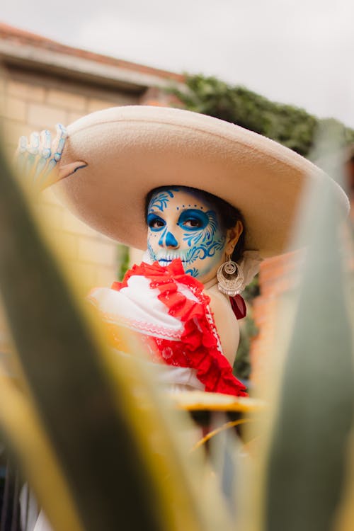 dia de los muertos, イヤリング, セレクティブフォーカスの無料の写真素材