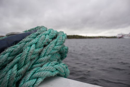 Foto d'estoc gratuïta de aigua, barca, corda