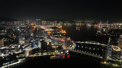 부산의 야경 The night view of Busan