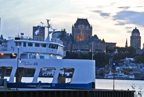 Imagine de stoc gratuită din feribot, Quebec, trecere