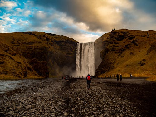 アイスランド, スコガフォス, 曇りの無料の写真素材