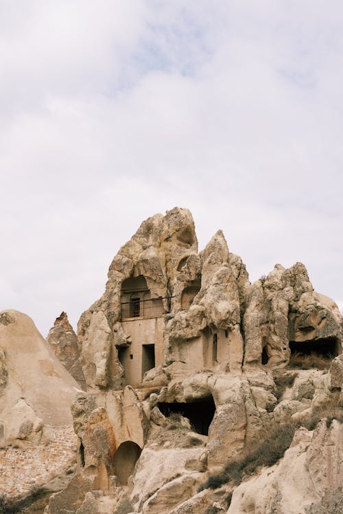 Building Carved in Rocks in Cappadocia