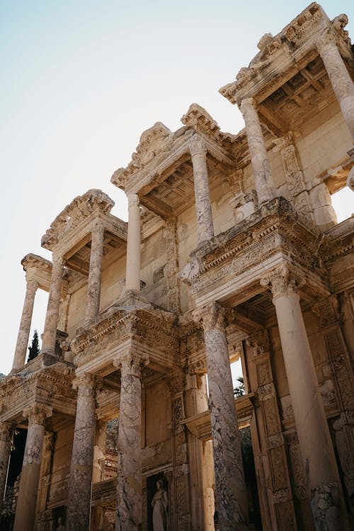 The ancient building in ephesus, turkey