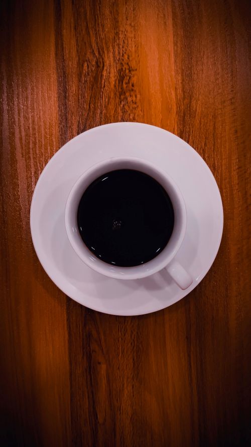 Free coffee ☕️ Stock Photo