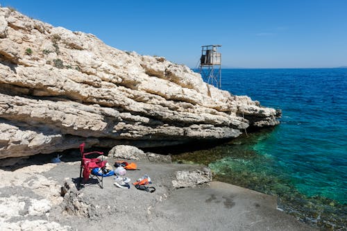 Kostnadsfri bild av avkoppling vid havet, flykt vid havet, fridfull kustlinje