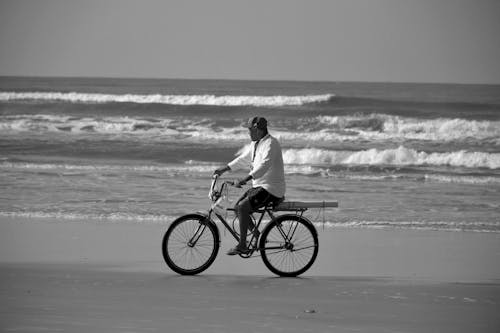 Bicicleta,  passeio,  praia