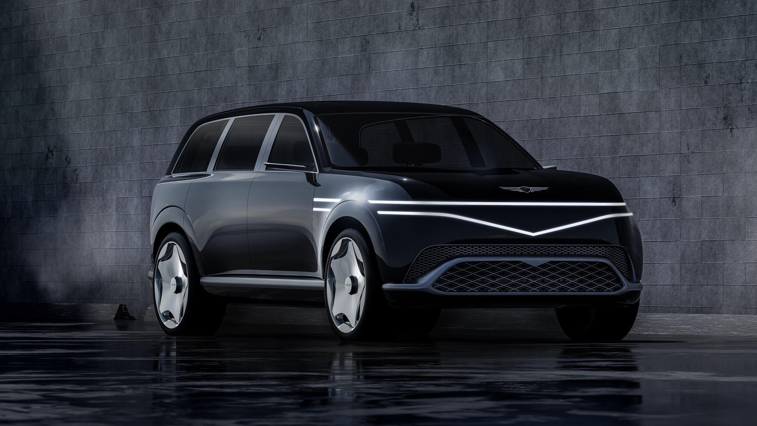 led 조명, suv, 강력한, 개념 자동차, 고급 승용차, 교통, 그릴 디자인, 기술, 다이나믹한, 도시 차량, 럭셔리 ...