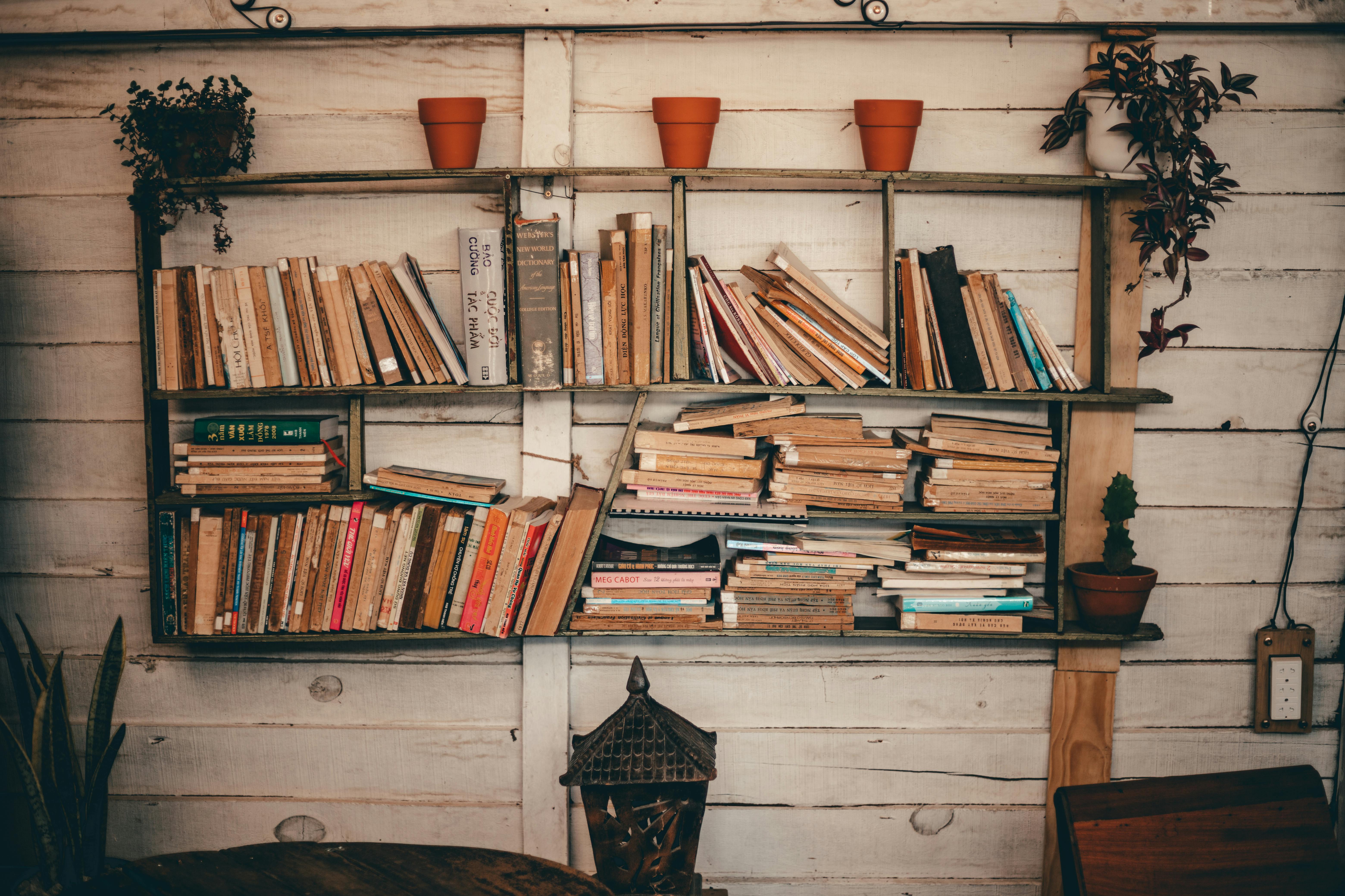 Books on Shelves · Free Stock Photo