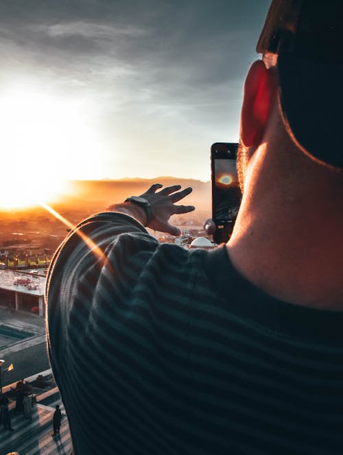 Man Taking Photo