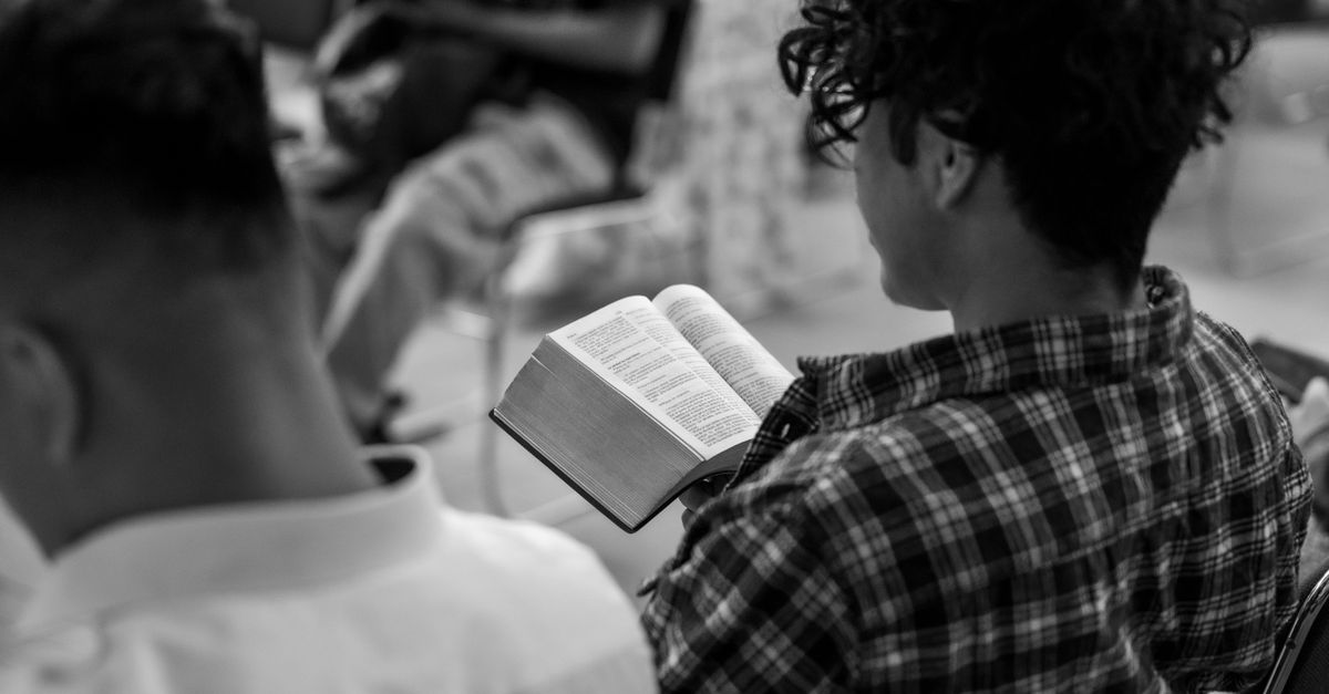 people studying the Bible together in a small group at Christ Embassy Ho