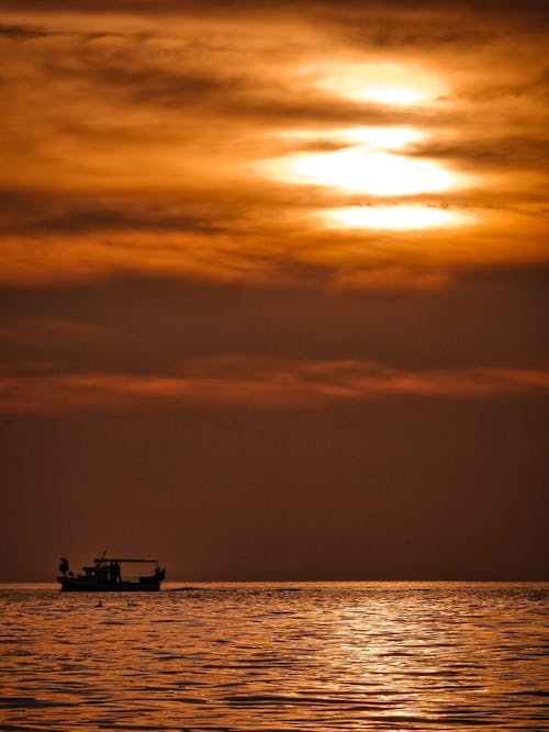 Kostnadsfri bild av Adriatiska havet, apelsin, bakgrundsbelyst