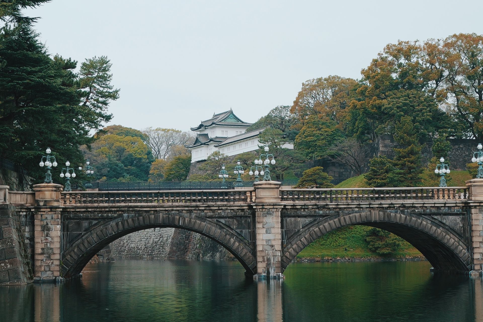 Exterior grounds of the Japanese imperial palace