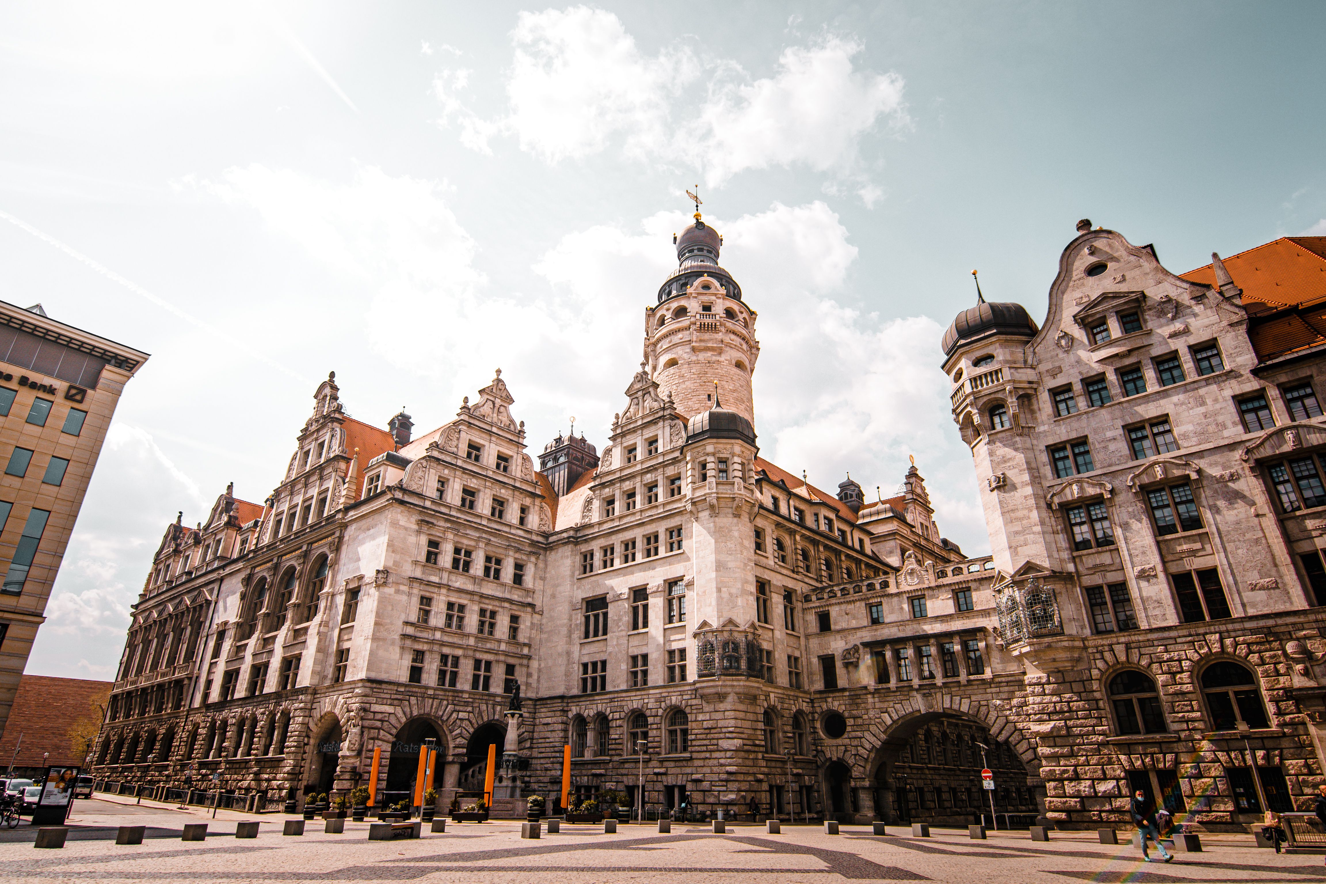 New Town Hall in Leipzig City · Free Stock Photo