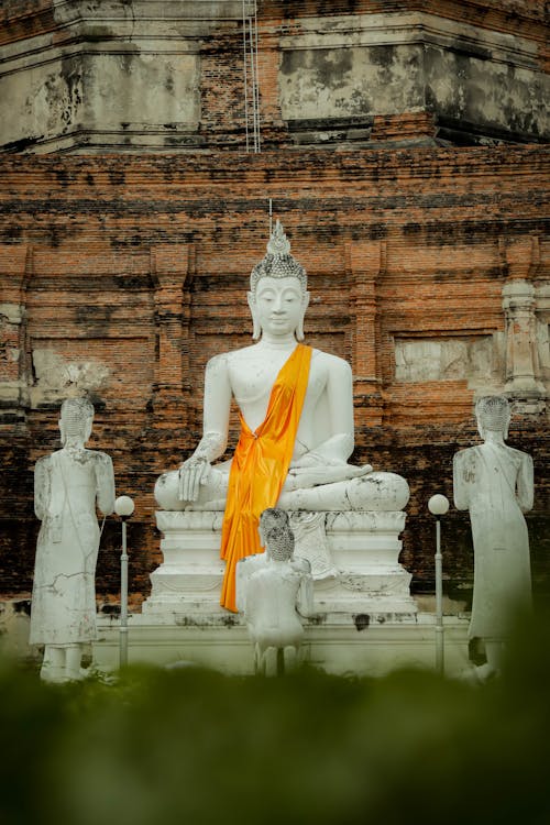 Fotobanka s bezplatnými fotkami na tému architektúra, ayutthaya, Buddha