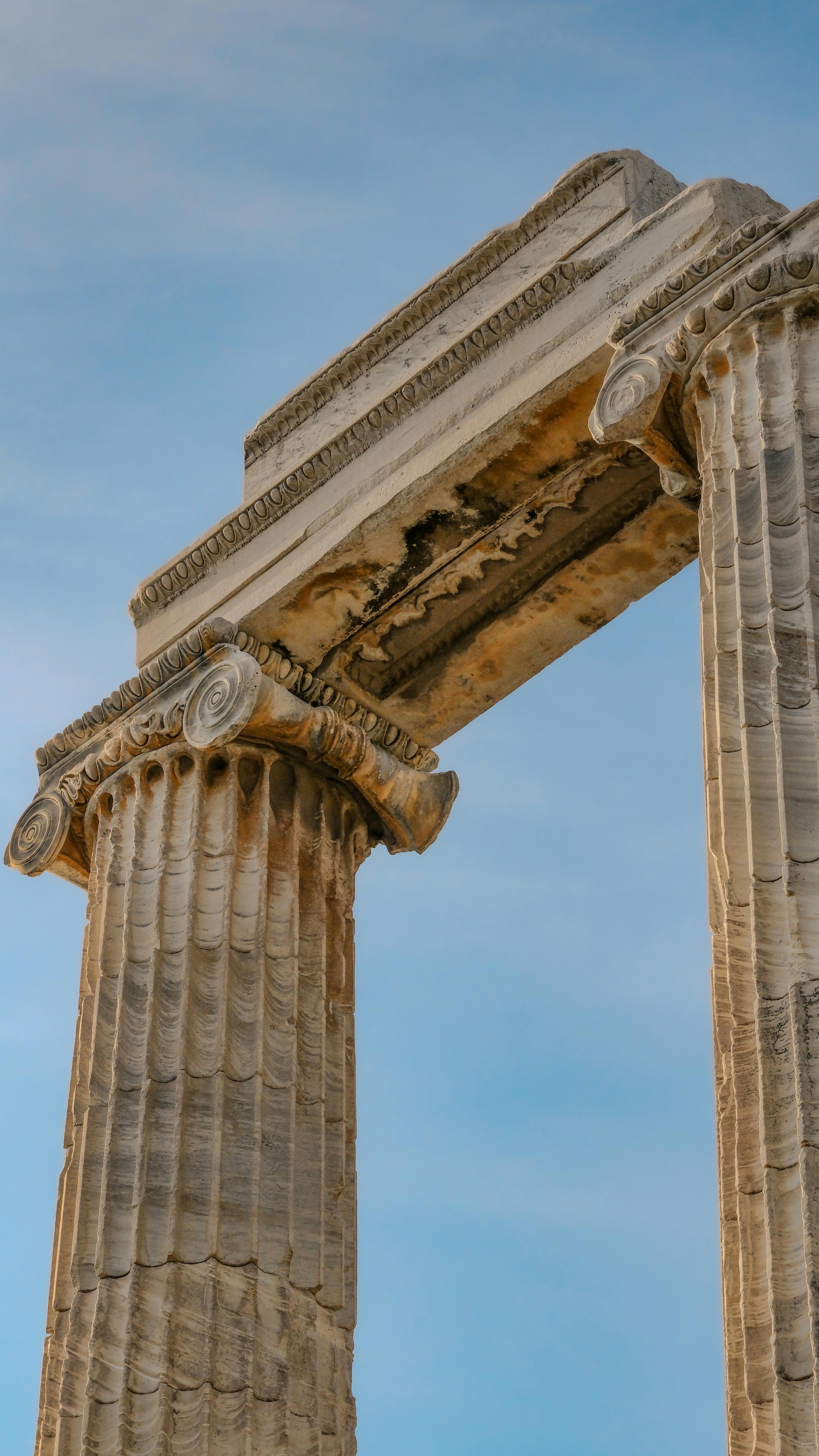 Ancient Greek temple - the classical world of Hermes