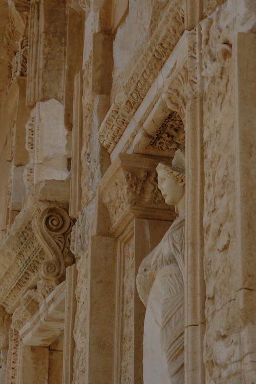 Statue of Celsus Library in Ephesus