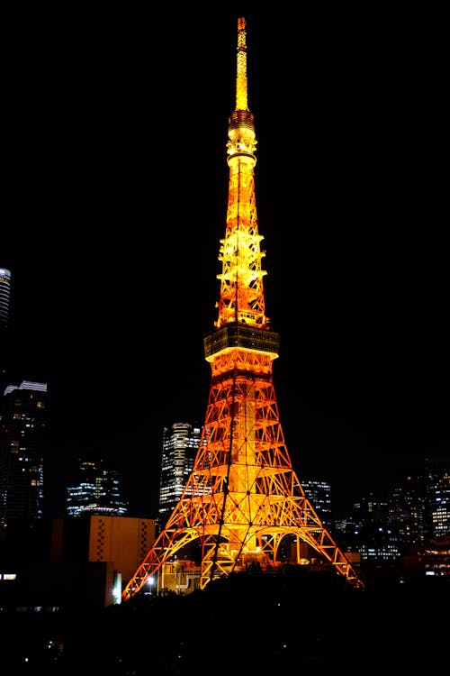 Foto stok gratis menara tokyo