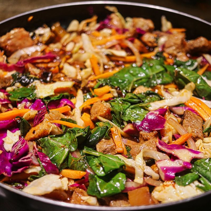 Slow Cooker Beef and Vegetable-Stuffed Cabbage Bowls