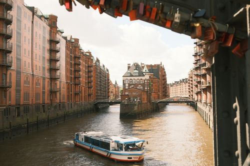 Explore the iconic warehouse district, Speicherstadt, in Hamburg, Germany, a UNESCO World Heritage Site.