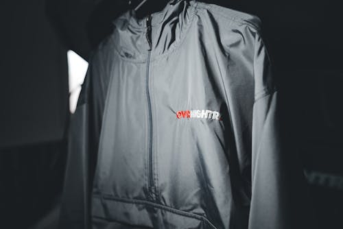A jacket with the word vyv on it