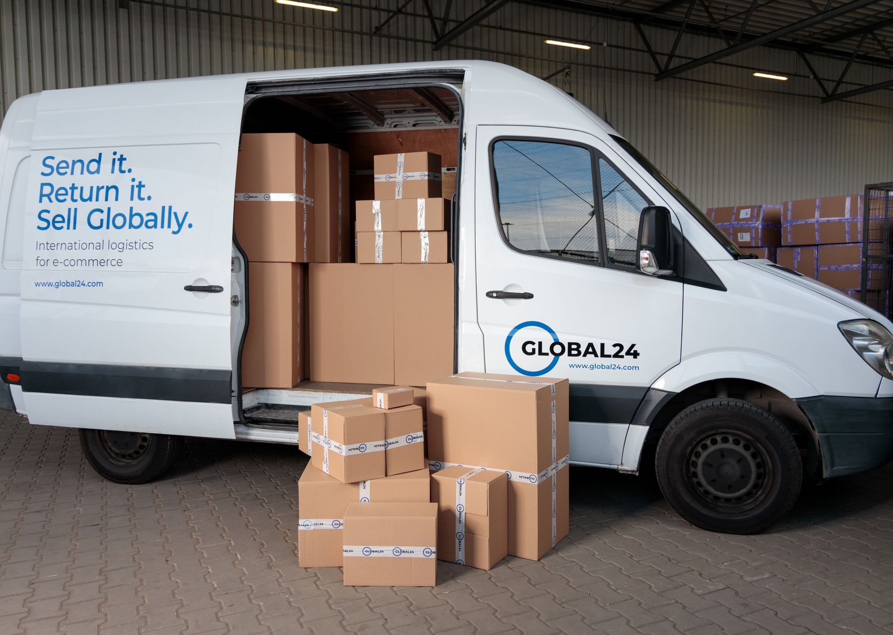 House removals in Northolt — crew wrapping and loading on moving day
