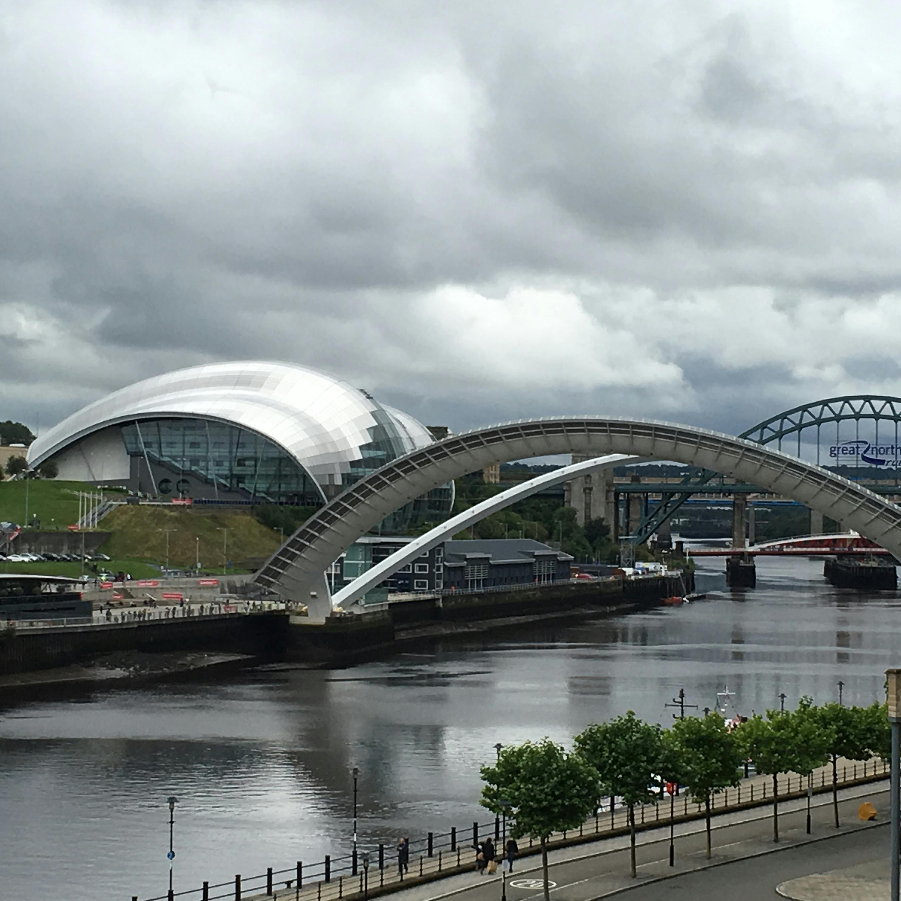 Free stock photo of arch bridge, newcastle, river landscape