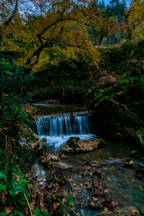 Pavliani Greece Waterfall