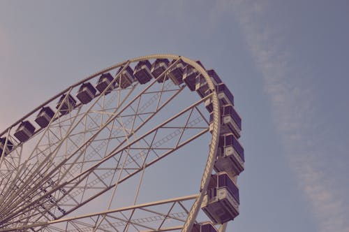 Free stock photo of ferris wheel, sky, sky blue