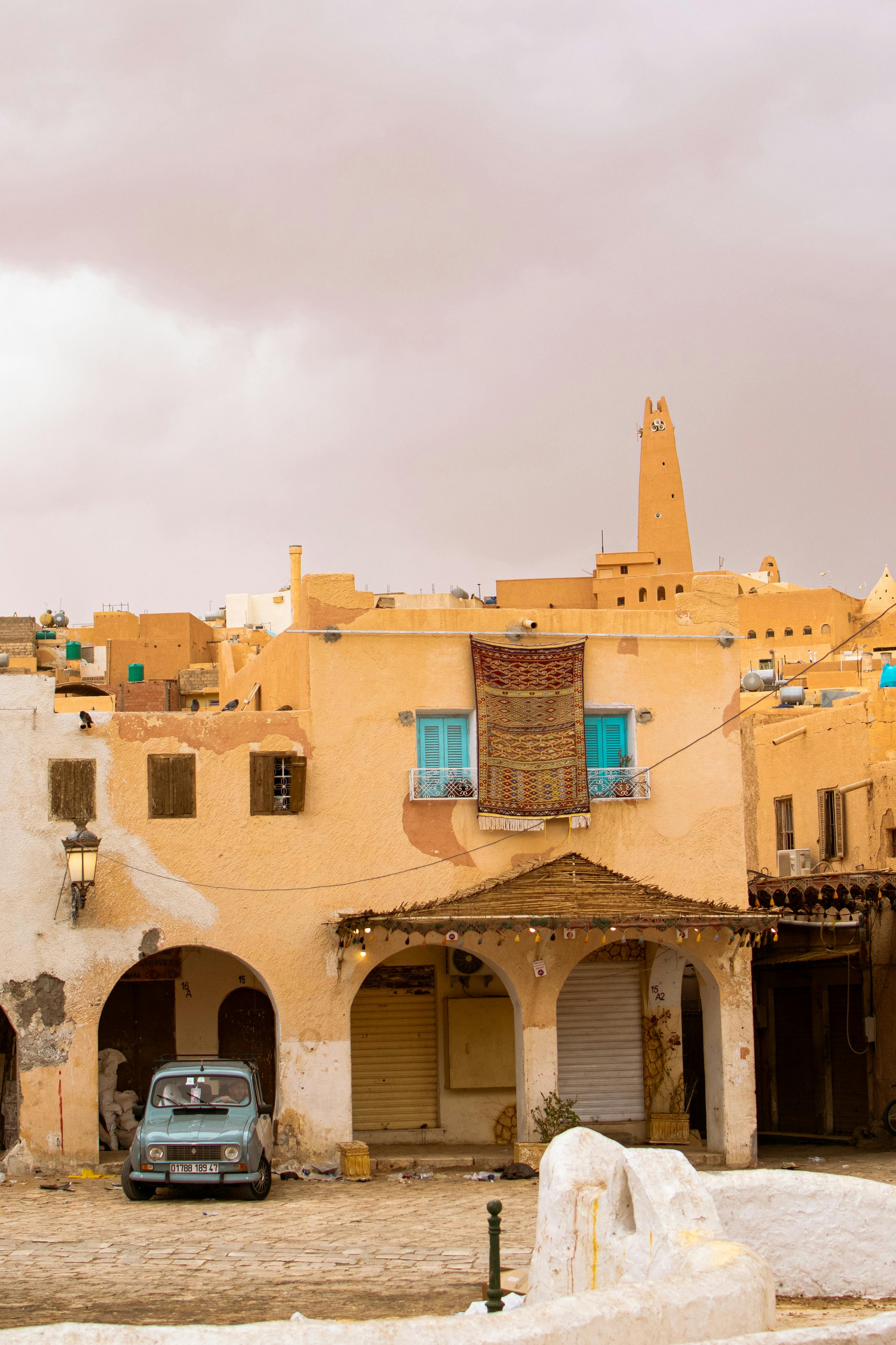Photo gratuite de algeria, algérie, bâtiment, citadin, ghardaia, les