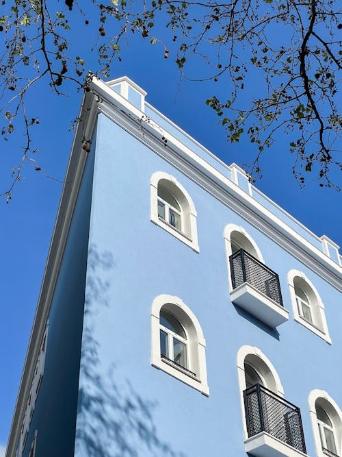 Бесплатное стоковое фото с архитектура, гибралтар, голубой