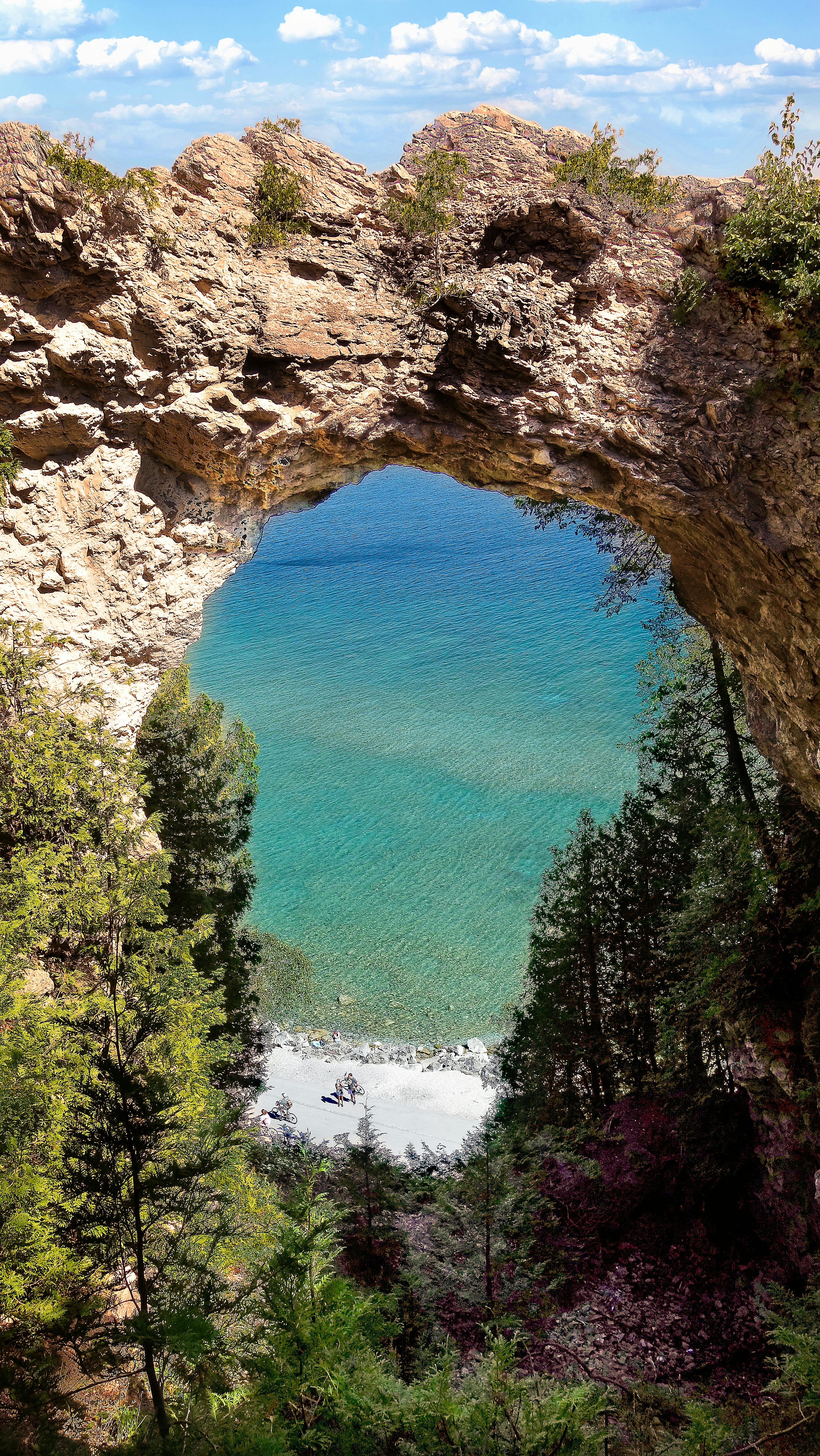 Arch Rock in Mackinac Island State Park