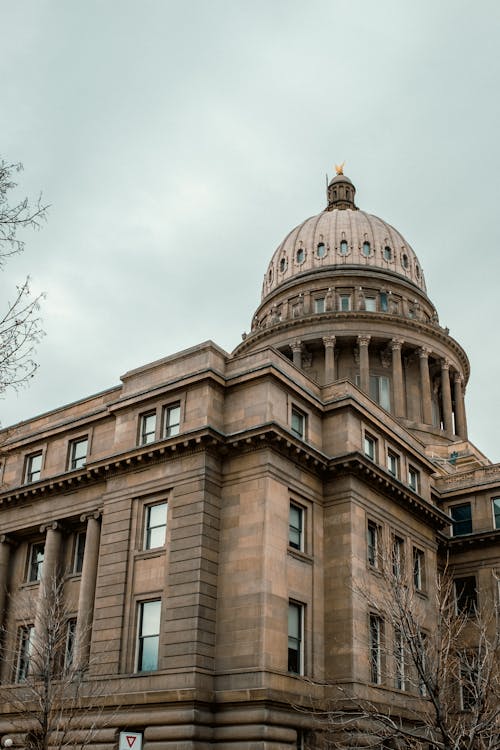 A large building with a dome on top