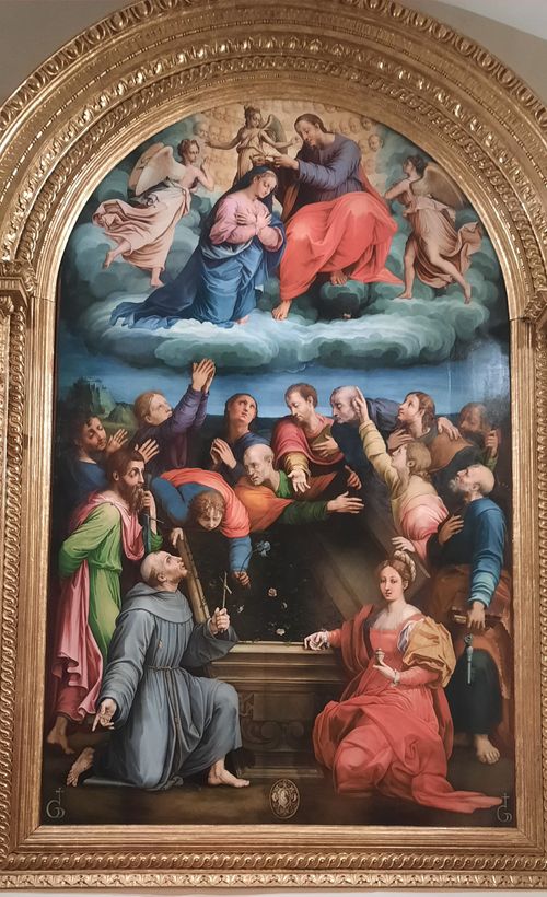 Free stock photo of italy, raphael paiting, san sepolcro Stock Photo