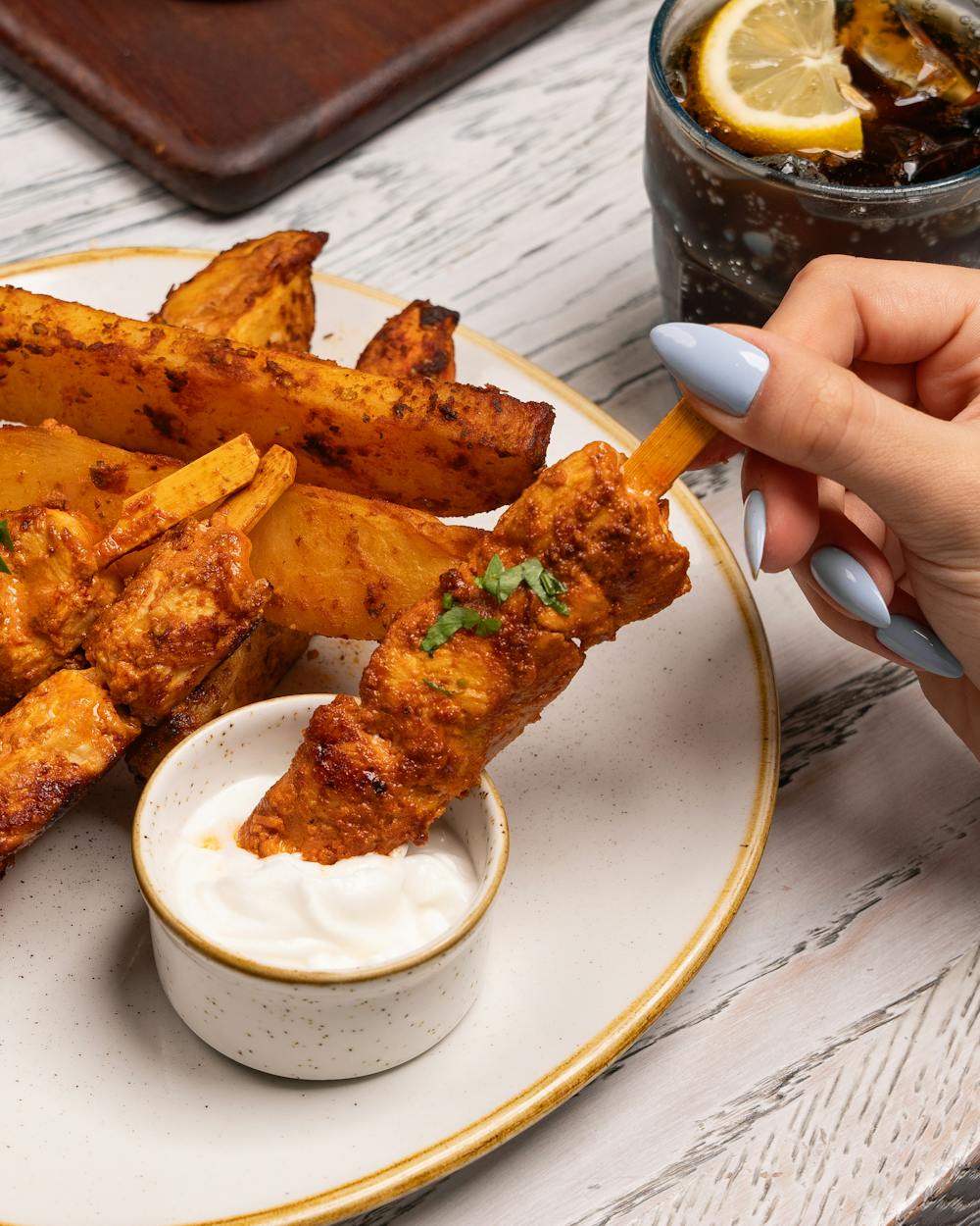 Herbed Lemon Chicken Skewers Herbed Lemon Chicken Skewers