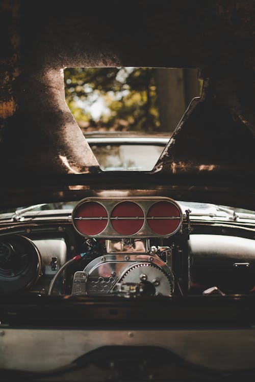 Foto profissional grátis de automóveis, cara velha, carburador