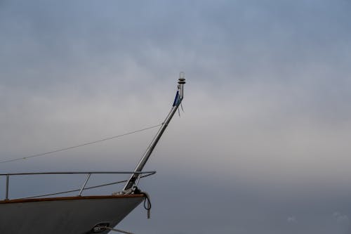 Detail of a yacht