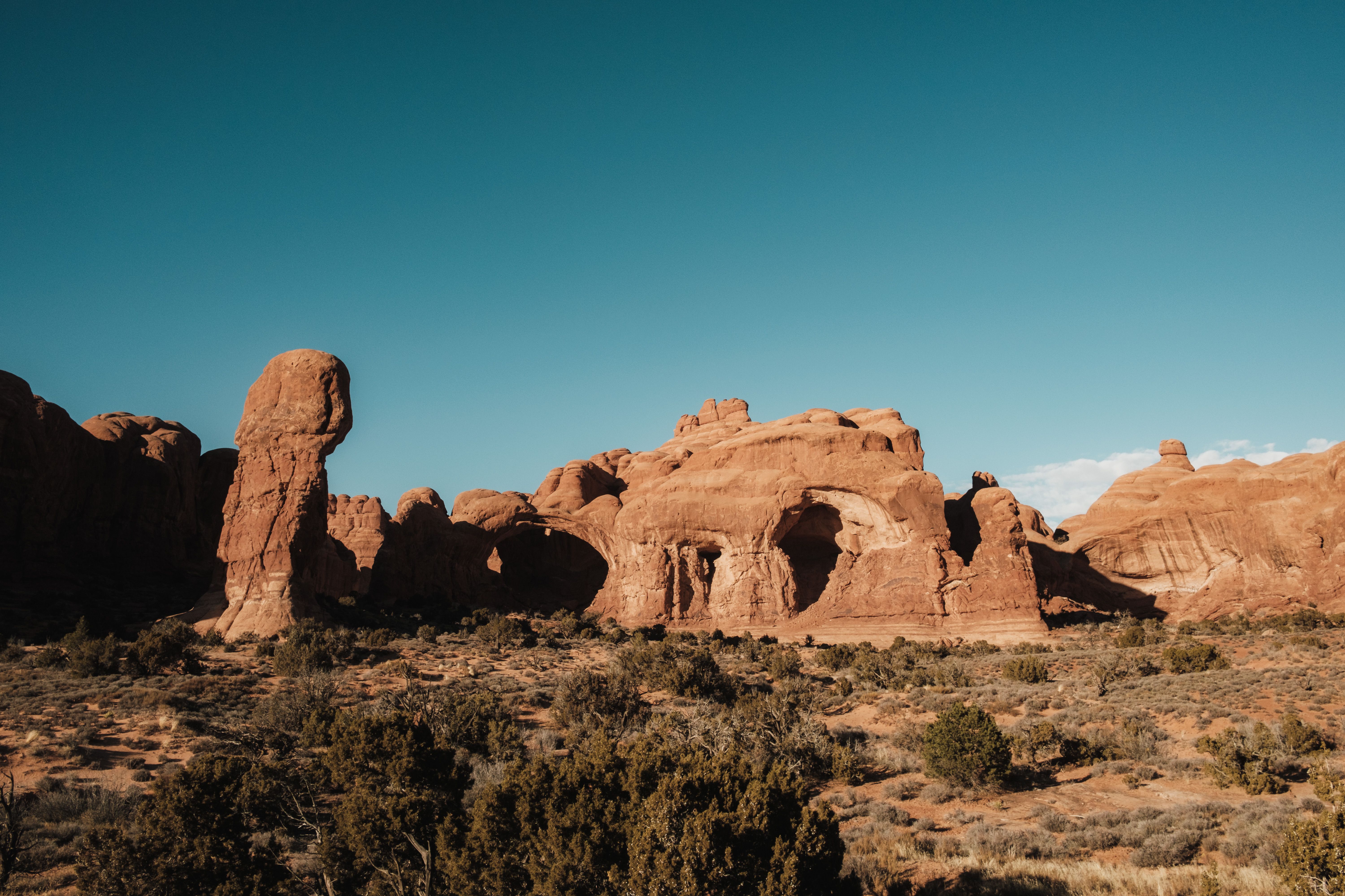 Landscape of Orange Rocks · Free Stock Photo