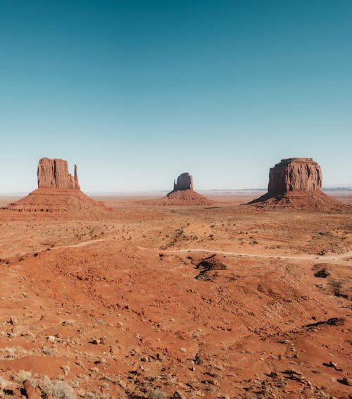 Rock Formations in Monument Valley in USA