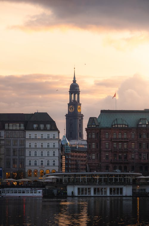 Ingyenes stockfotó alkonyat, alster, csatorna témában