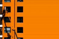 Orange Concrete Building