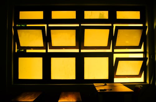 Photos gratuites de fenêtres, léger, lueur dorée